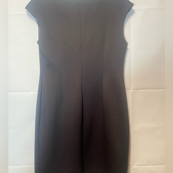 Connected Apparel ,Elegant Black and Cream Dress - Picture 5 of 5